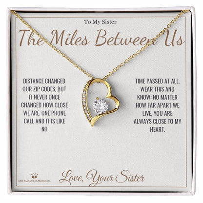 What does a Forever Love Necklace mean - gift for sister