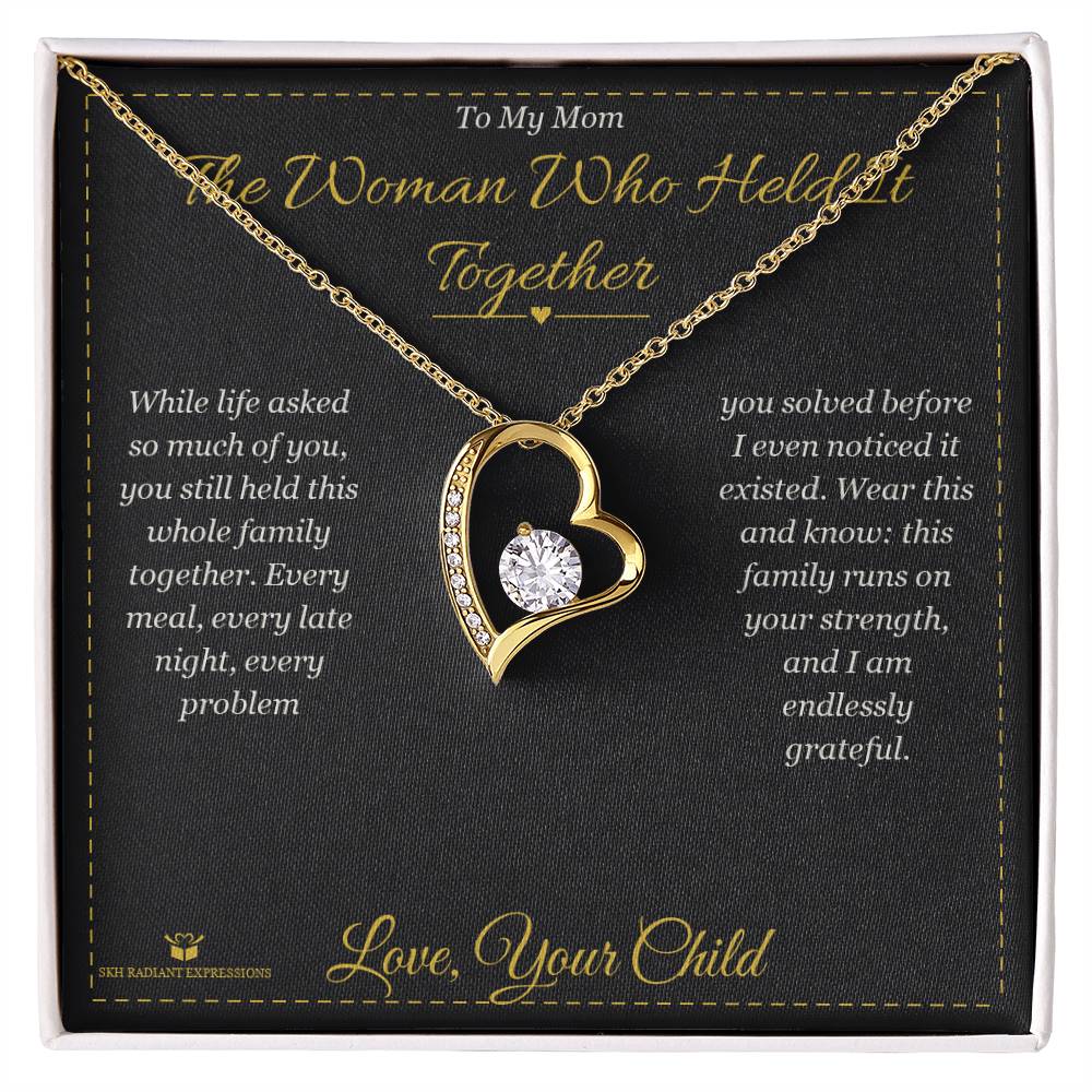 Add a name to this Forever Love Necklace - gift for mom