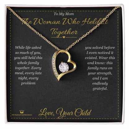 Add a name to this Forever Love Necklace - gift for mom