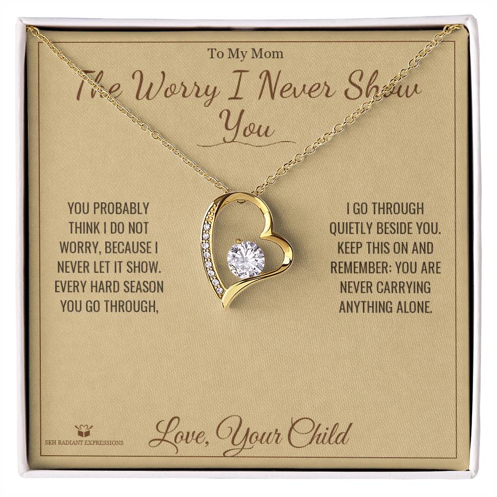 Add a name to this Forever Love Necklace - gift for mom