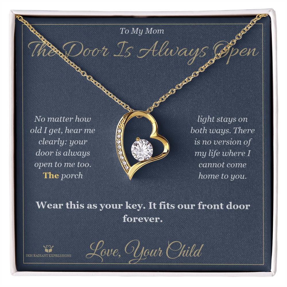Custom name-personalized Forever Love Necklace gift for mom