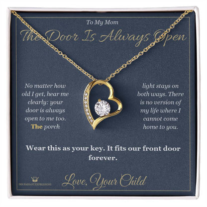 Custom name-personalized Forever Love Necklace gift for mom