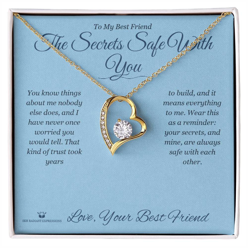 Add a name to this Forever Love Necklace - gift for best friend