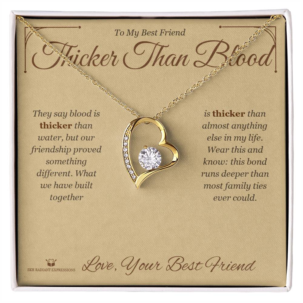Custom name-personalized Forever Love Necklace gift for best friend