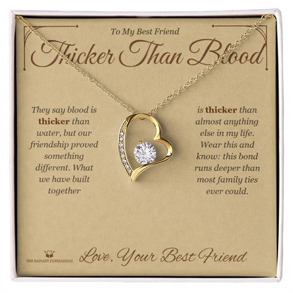 Custom name-personalized Forever Love Necklace gift for best friend