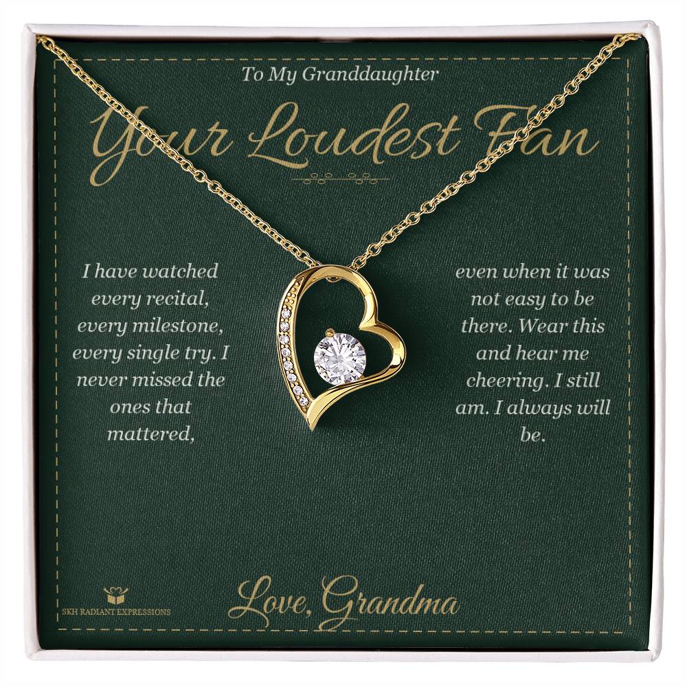 Personalized Forever Love Necklace for granddaughter