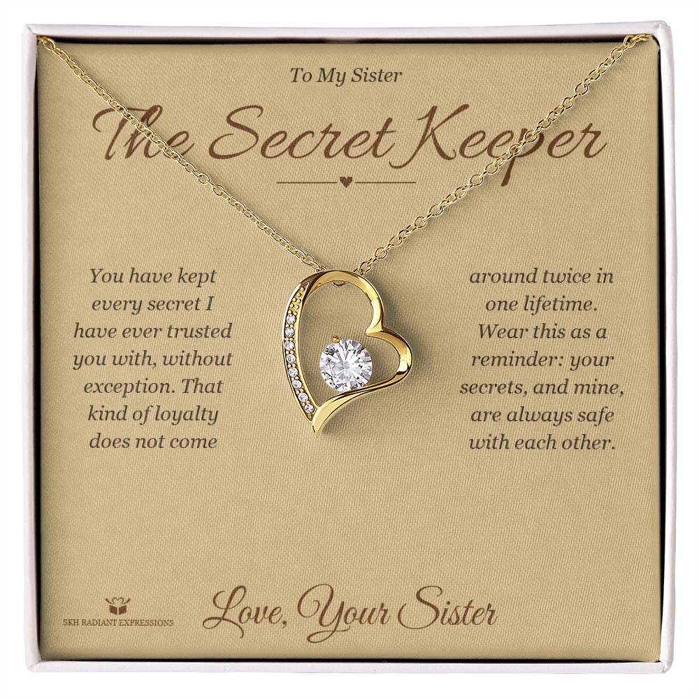 Forever Love Necklace gift for sister from Sister