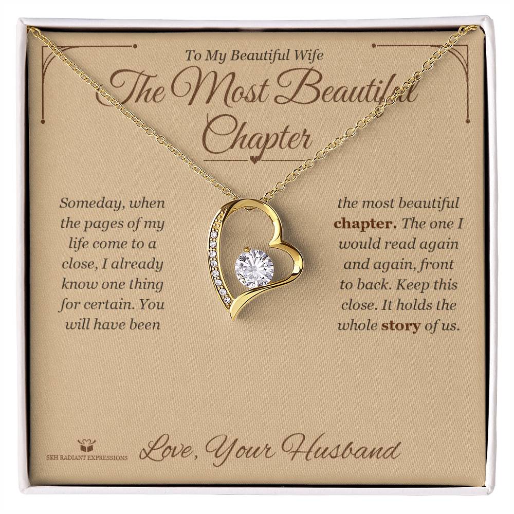 What does a Forever Love Necklace mean - gift for wife