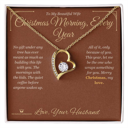 Custom name-personalized Forever Love Necklace gift for wife