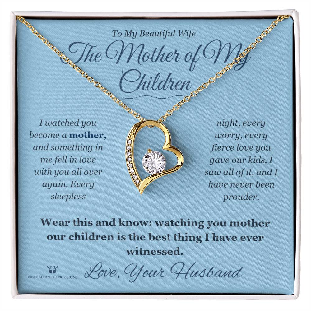 Personalized Forever Love Necklace for wife