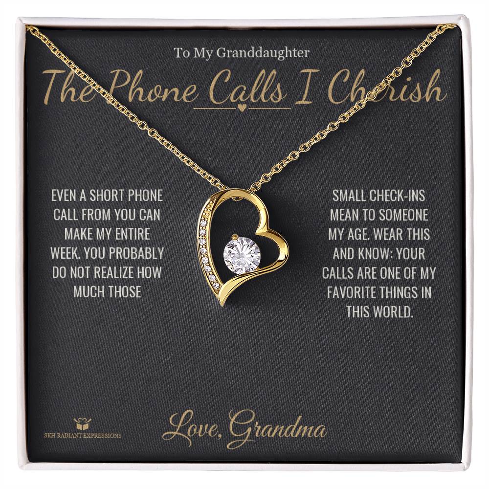What does a Forever Love Necklace mean - gift for granddaughter