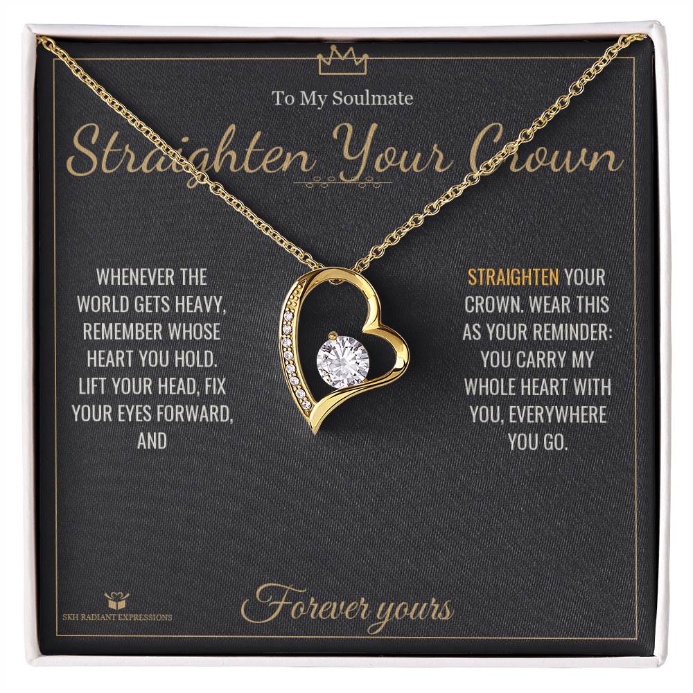 Custom name-personalized Forever Love Necklace gift for soulmate