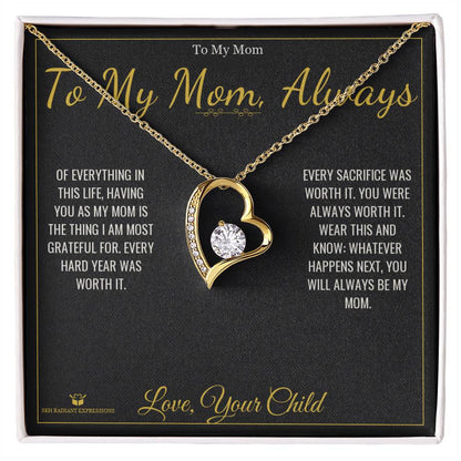 Add a name to this Forever Love Necklace - gift for mom