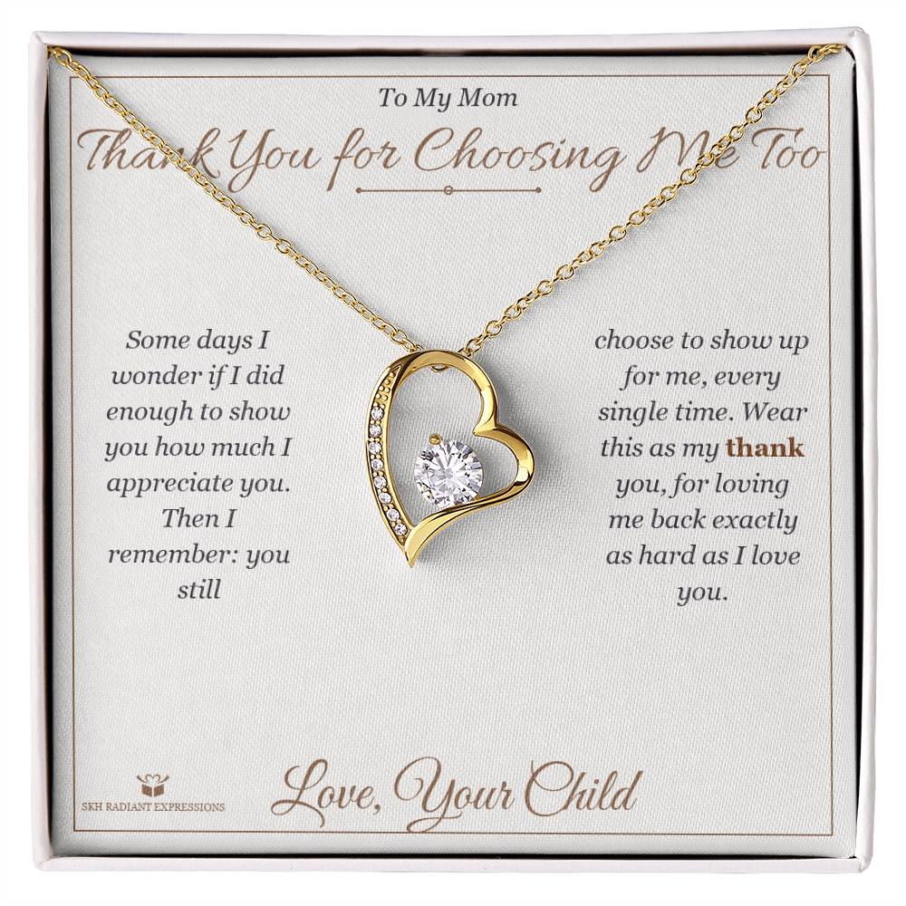 Add a name to this Forever Love Necklace - gift for mom