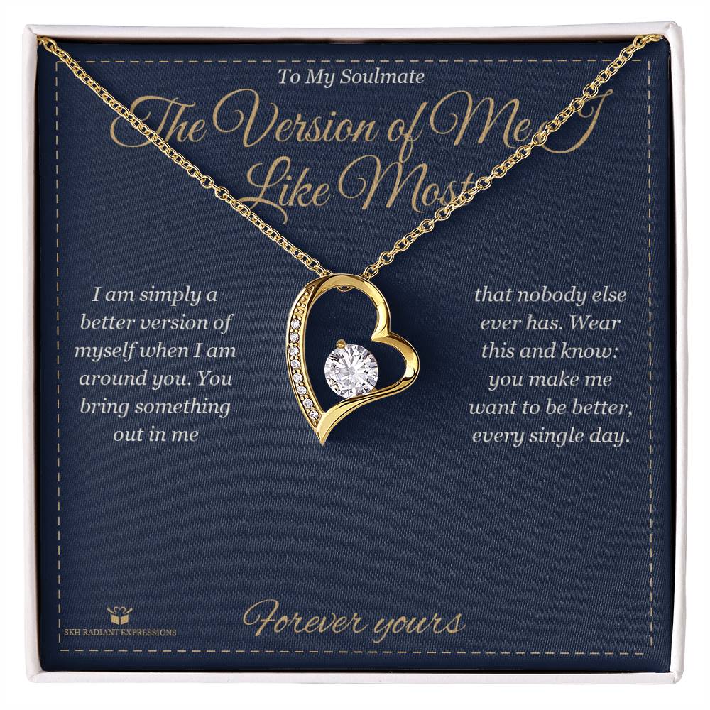 Custom name-personalized Forever Love Necklace gift for soulmate