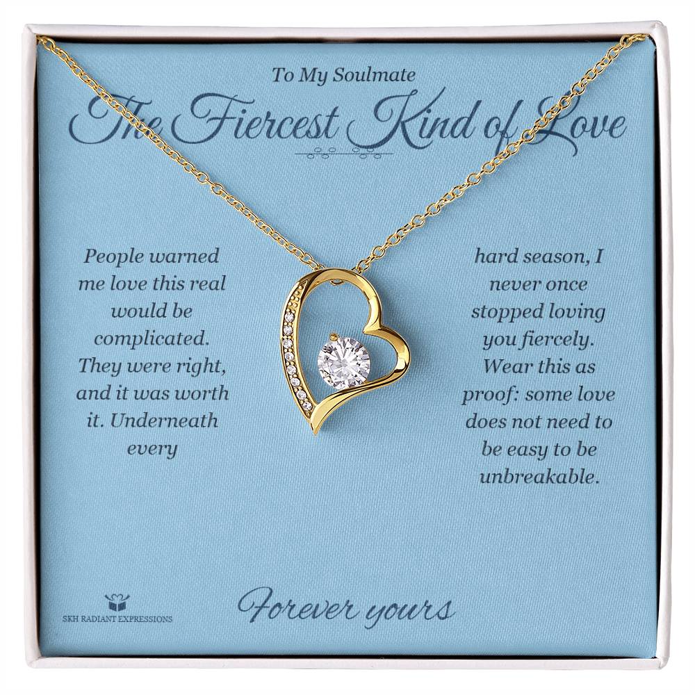 Custom name-personalized Forever Love Necklace gift for soulmate