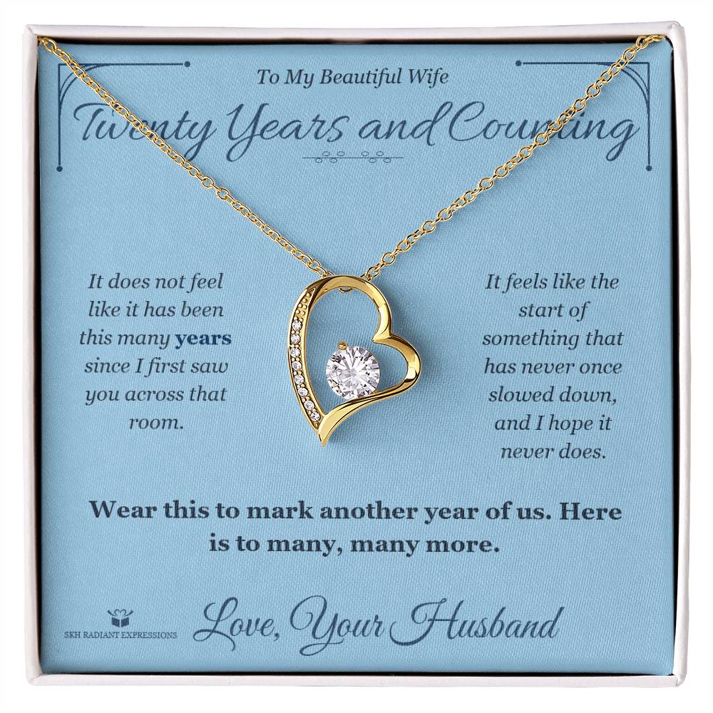 Personalized Forever Love Necklace for wife