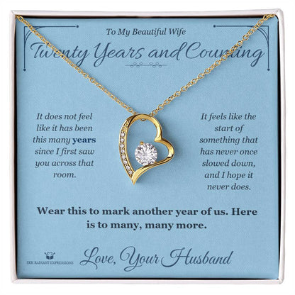 Personalized Forever Love Necklace for wife