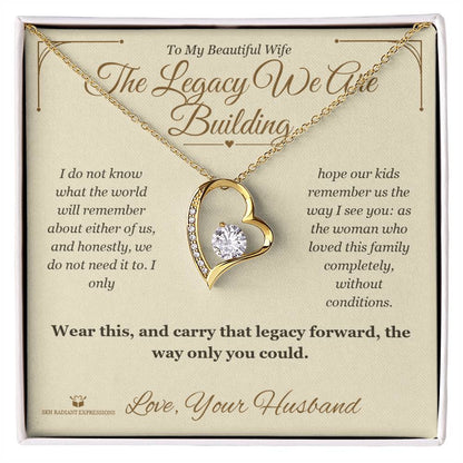 Personalized Forever Love Necklace for wife