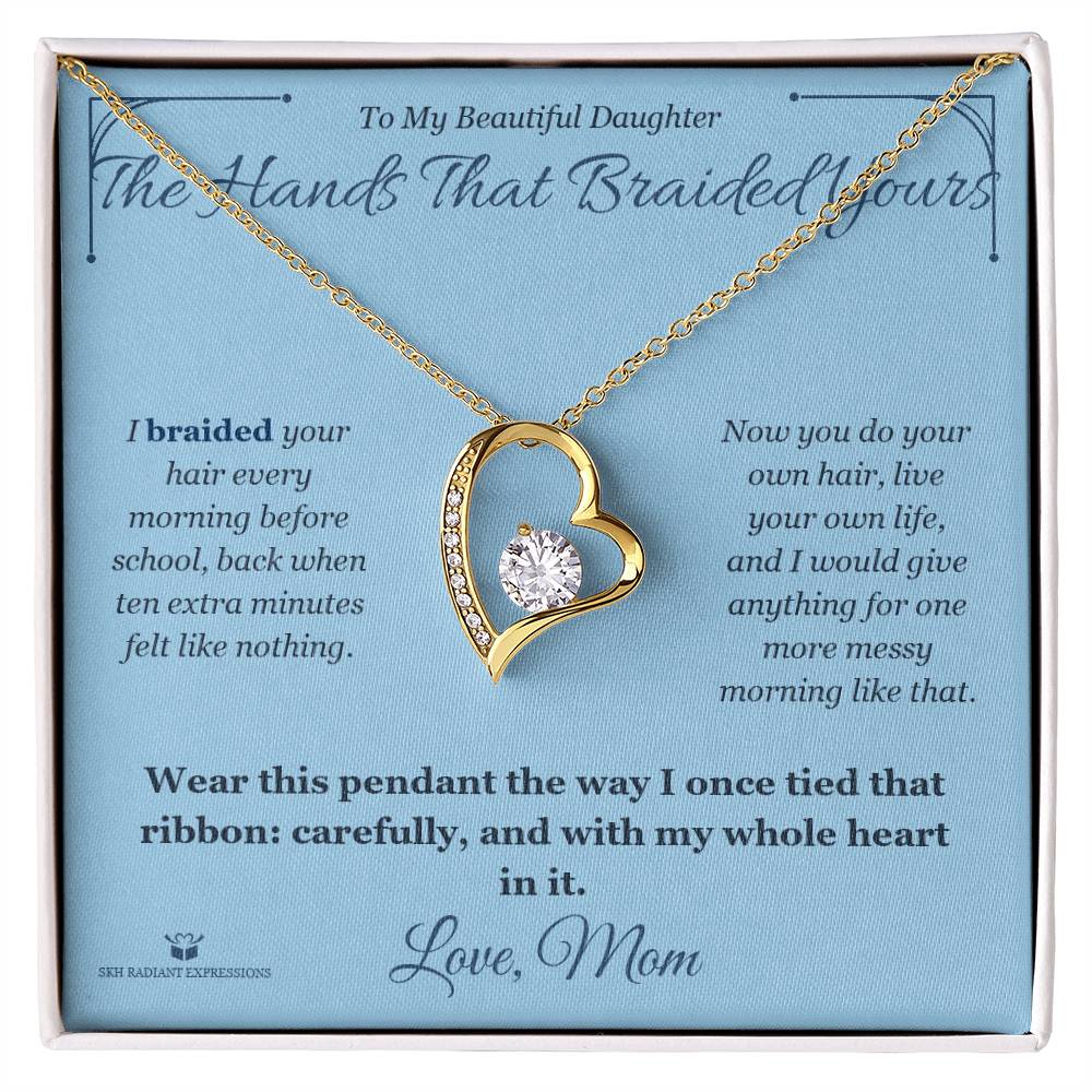 Forever Love Necklace gift for daughter from Mom
