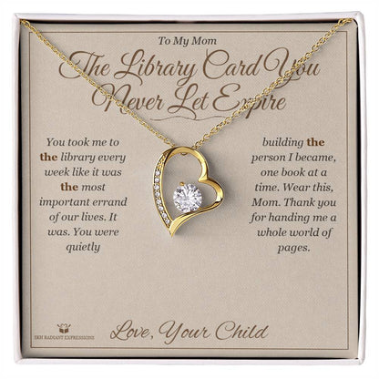 Add a name to this Forever Love Necklace - gift for mom