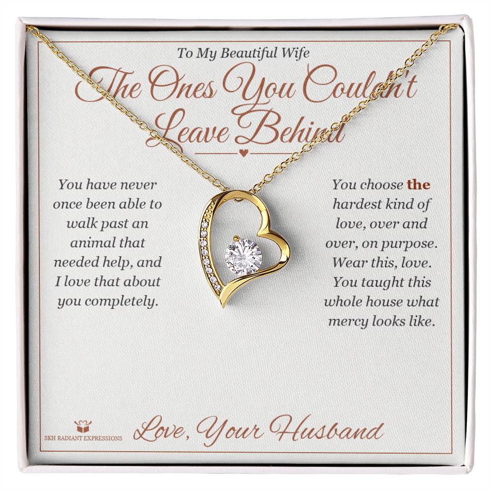 Personalized Forever Love Necklace for wife