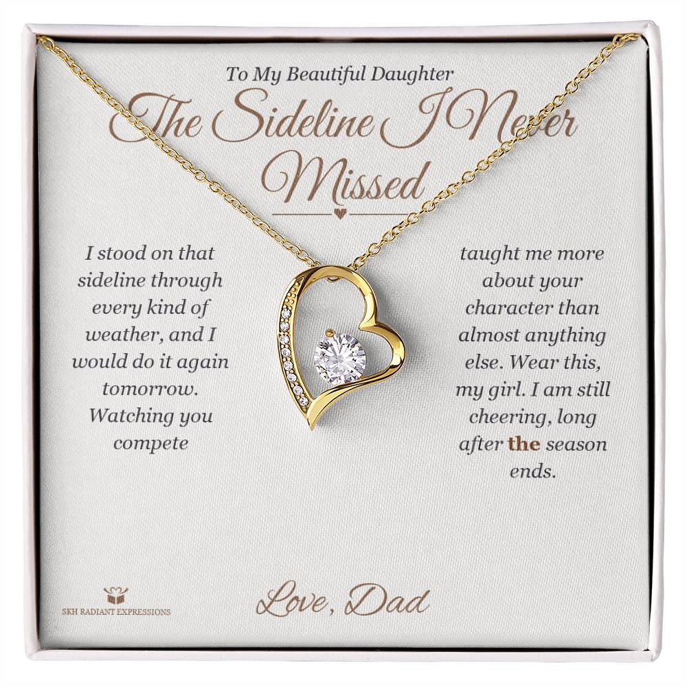 Forever Love Necklace gift for daughter from Dad