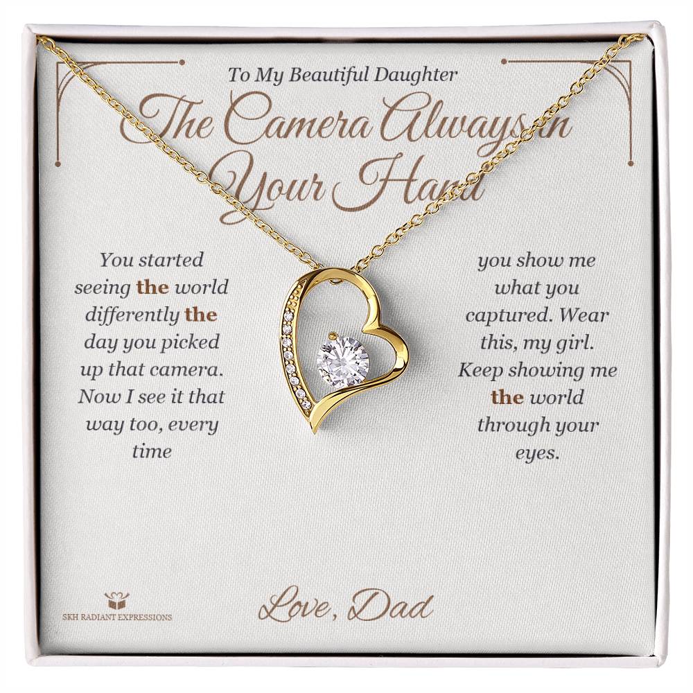 Forever Love Necklace gift for daughter from Dad