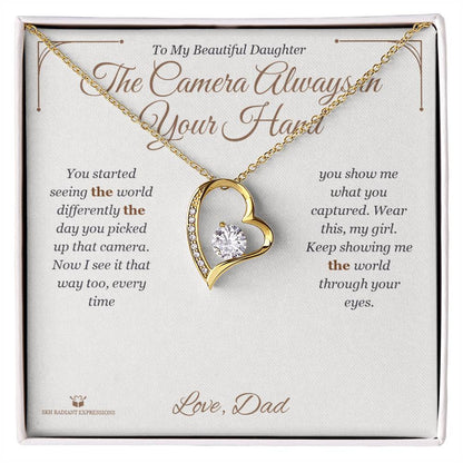 Forever Love Necklace gift for daughter from Dad
