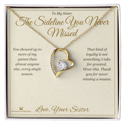 Personalized Forever Love Necklace for sister