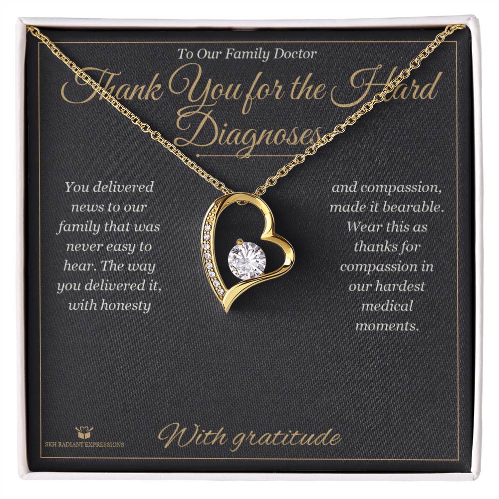 Add a name to this Forever Love Necklace - gift for doctor
