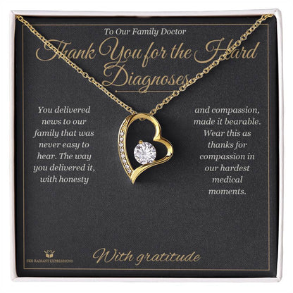 Add a name to this Forever Love Necklace - gift for doctor