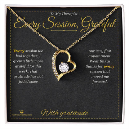 Add a name to this Forever Love Necklace - gift for therapist