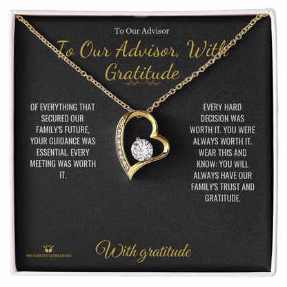 Meaningful gift for advisor - To Our Advisor, With Gratitude
