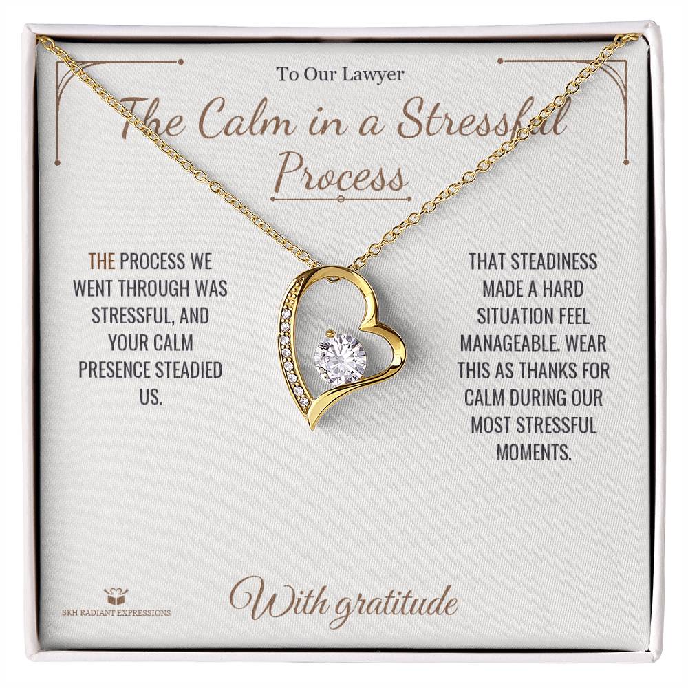 Meaningful gift for lawyer - The Calm in a Stressful Process