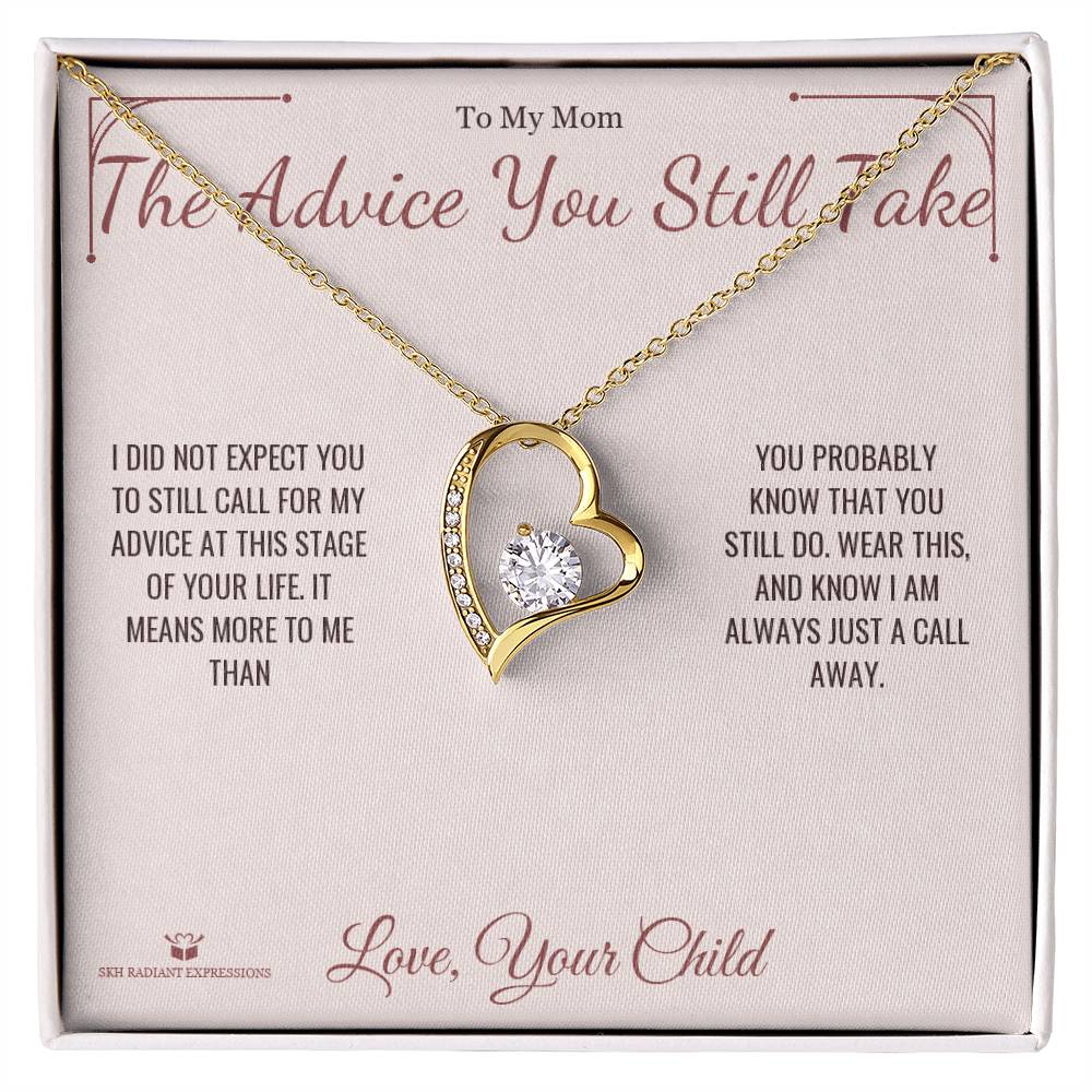 Meaningful gift for mom - The Advice You Still Take