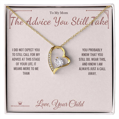 Add a name to this Forever Love Necklace - gift for mom