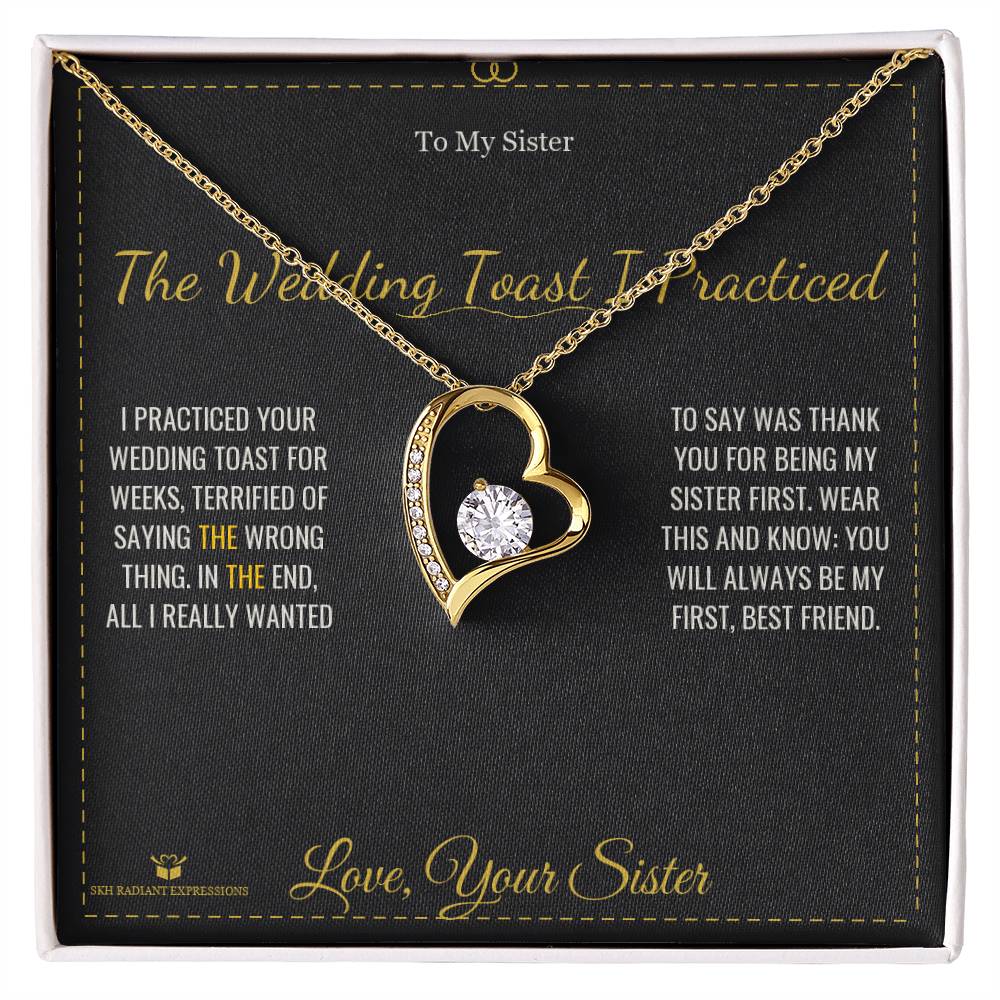 What does a Forever Love Necklace mean - gift for sister