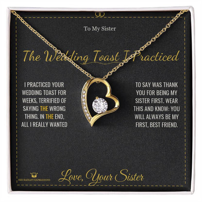 What does a Forever Love Necklace mean - gift for sister