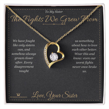 Personalized Forever Love Necklace for sister