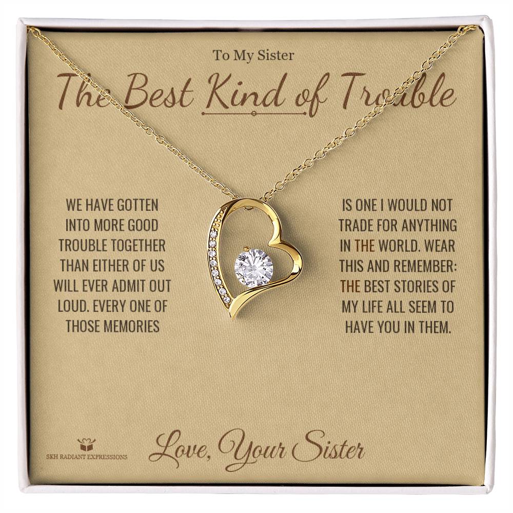 What does a Forever Love Necklace mean - gift for sister