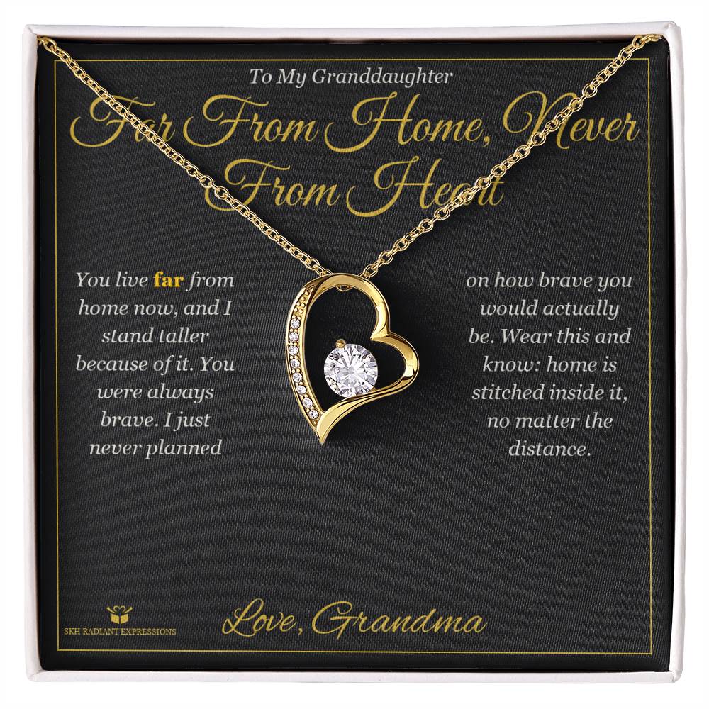 Personalized Forever Love Necklace for granddaughter
