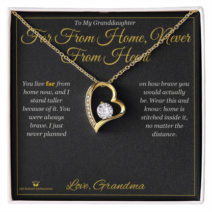 Personalized Forever Love Necklace for granddaughter