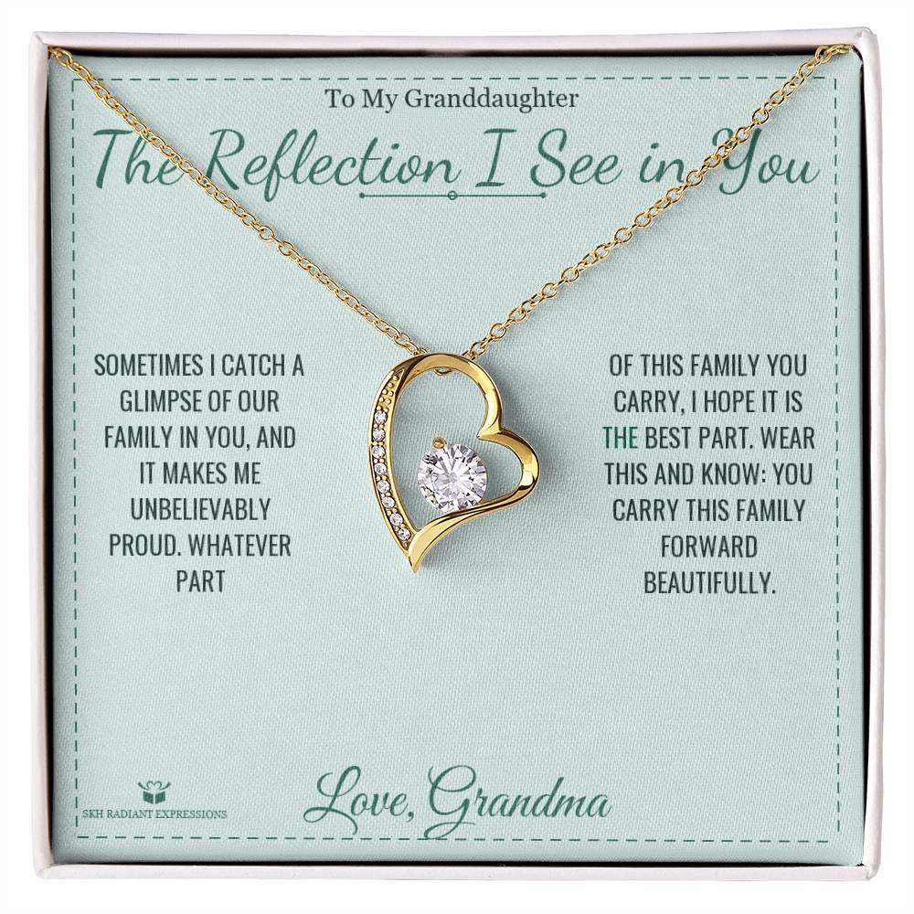 What does a Forever Love Necklace mean - gift for granddaughter