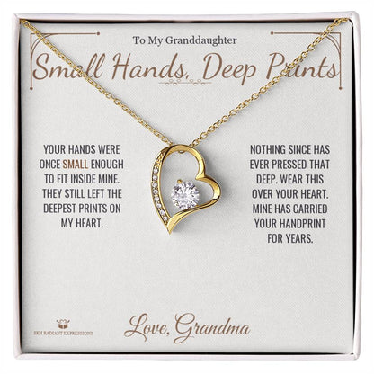 Personalized Forever Love Necklace for granddaughter