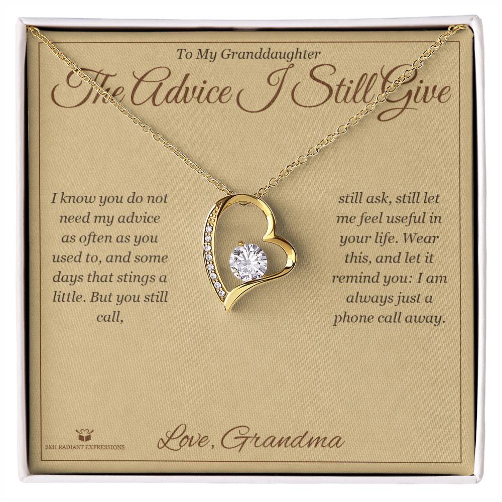 Personalized Forever Love Necklace for granddaughter
