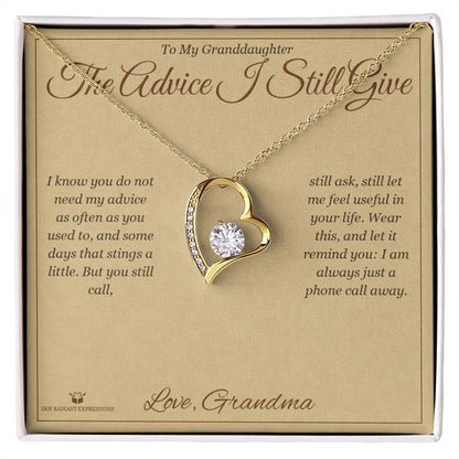Personalized Forever Love Necklace for granddaughter
