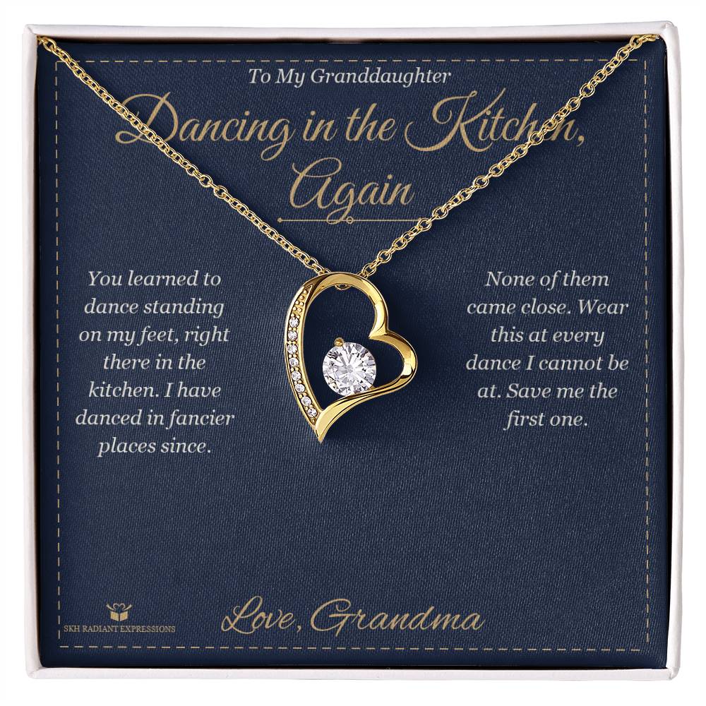 Forever Love Necklace gift for granddaughter from Grandma