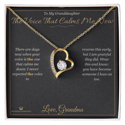 Personalized Forever Love Necklace for granddaughter