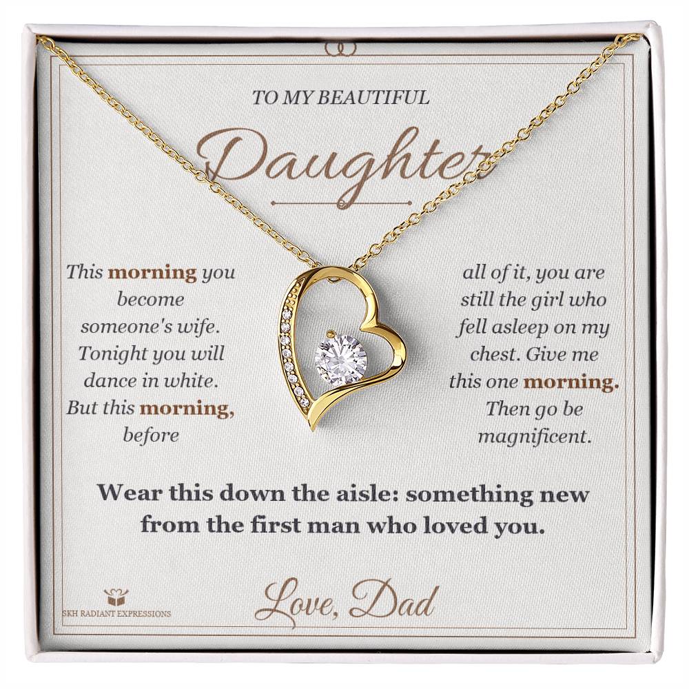 Personalized Forever Love Necklace for daughter